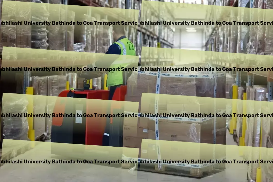 Abhilashi University Bathinda to Goa Transport High-capacity transport