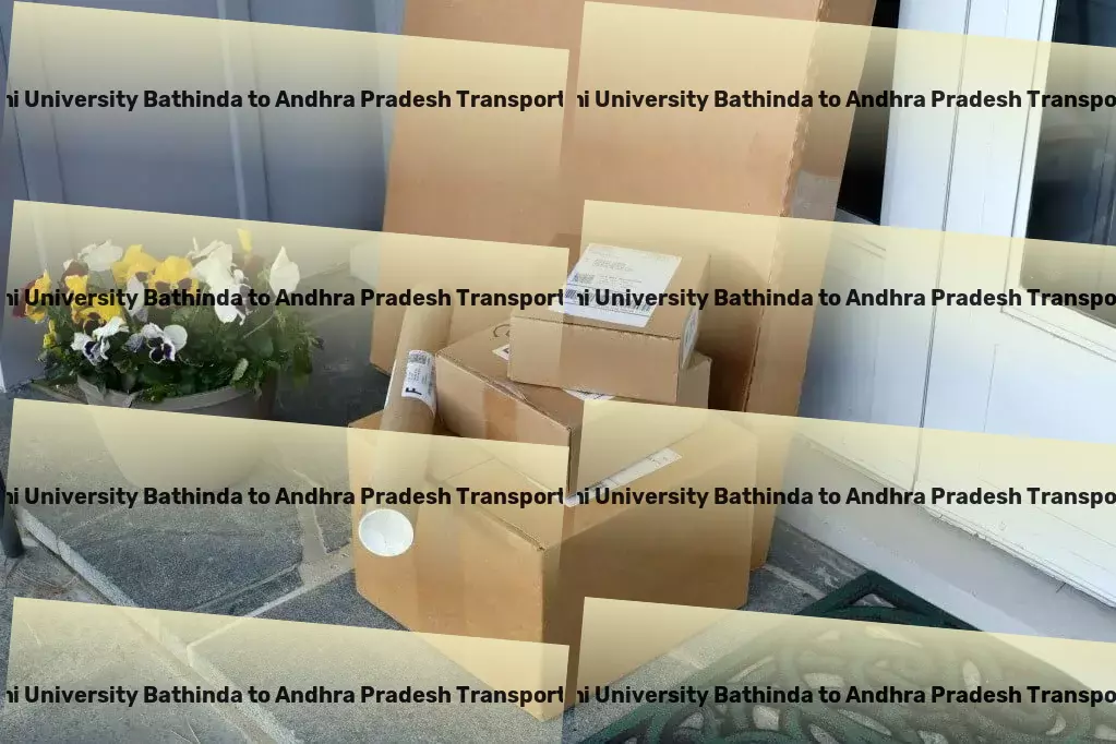 Abhilashi University Bathinda to Andhra Pradesh Transport Create an unparalleled outdoor experience at home! - Furniture transport operations