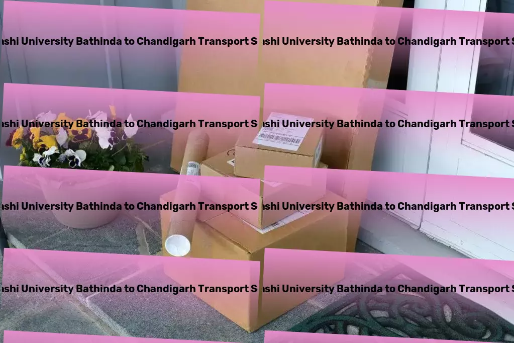 Abhilashi University Bathinda to Chandigarh Transport City-to-city transport operations