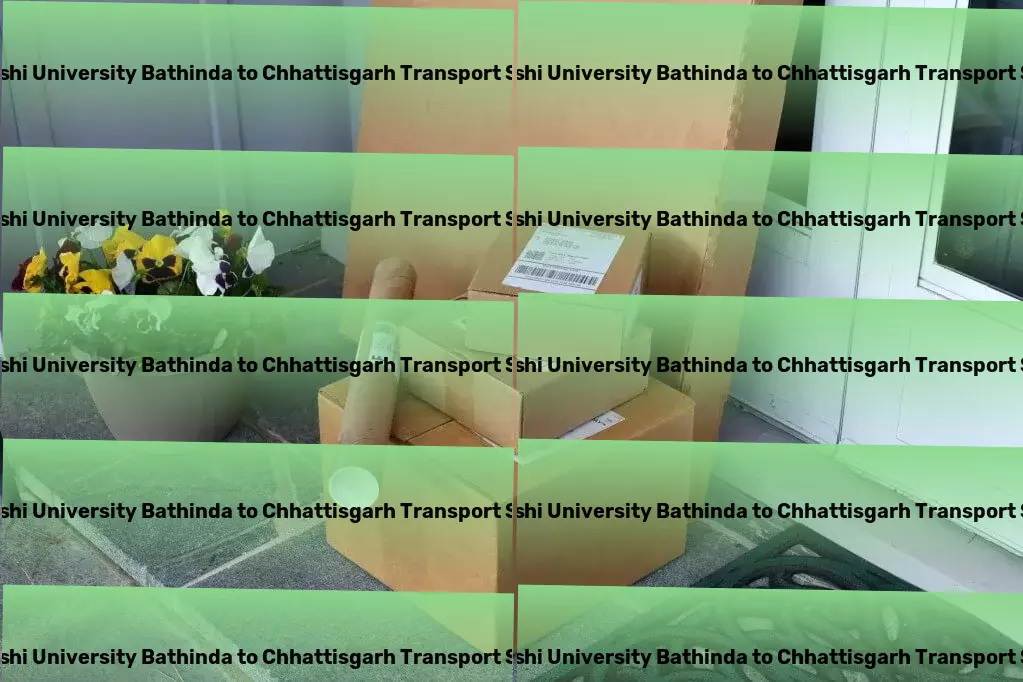 Abhilashi University Bathinda to Chhattisgarh Transport Professional goods shipment solutions