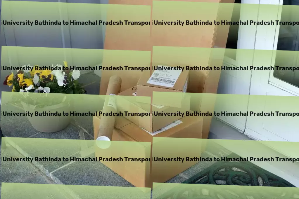 Abhilashi University Bathinda to Himachal Pradesh Transport Fast courier services