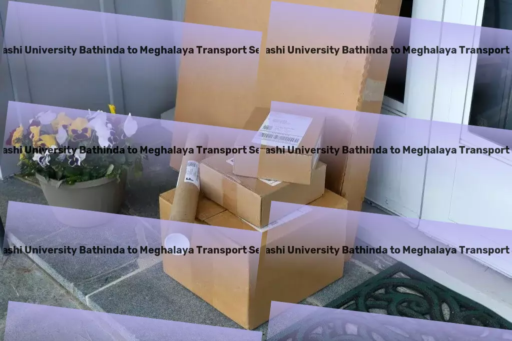 Abhilashi University Bathinda to Meghalaya Transport Setting new benchmarks in the transport industry of India. - Custom freight operations