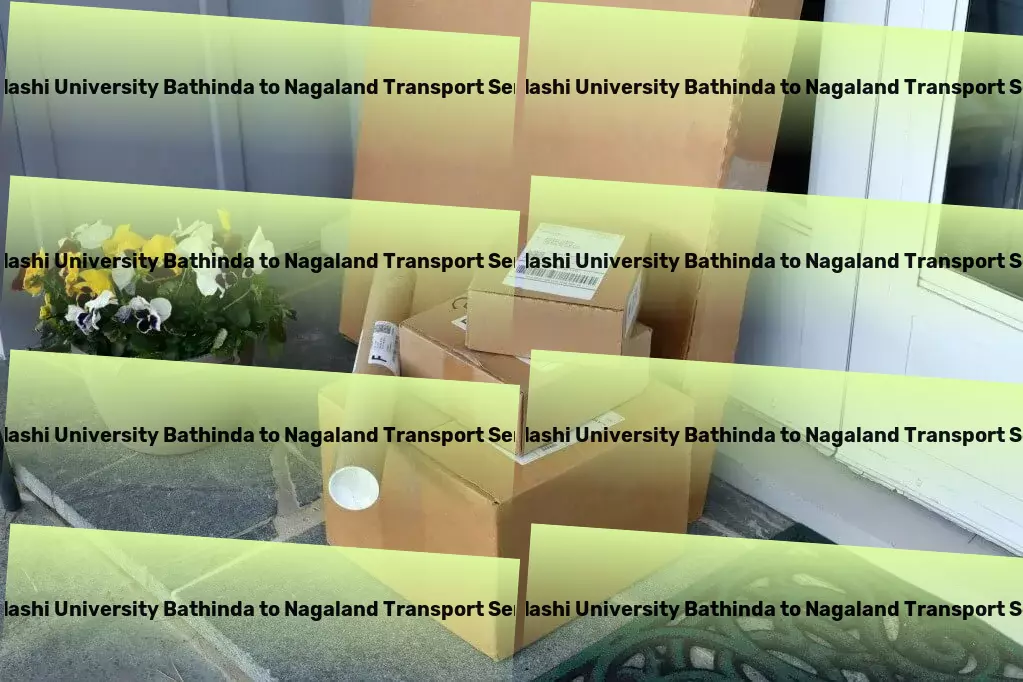 Abhilashi University Bathinda to Nagaland Transport Empowering your business with innovative strategies! - Integrated goods shipment services