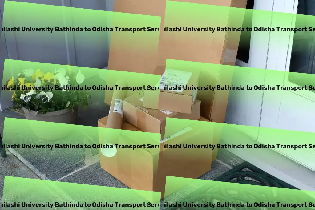 Abhilashi University Bathinda to Odisha Transport Designing timeless landscapes for modern living! - Specialized cargo logistics