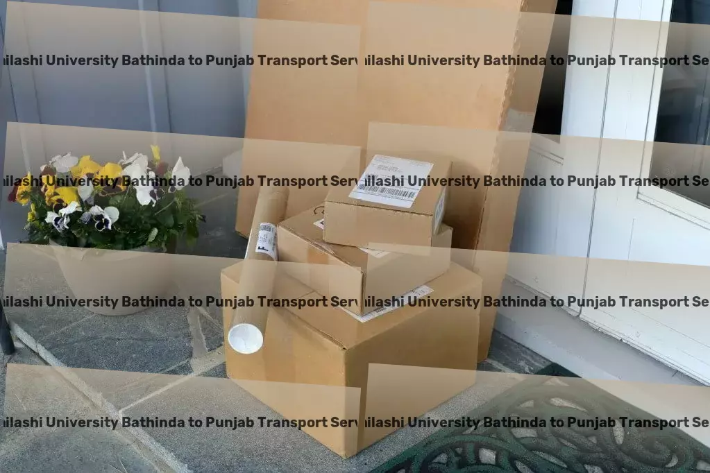 Abhilashi University Bathinda to Punjab Transport Express goods shipment solutions