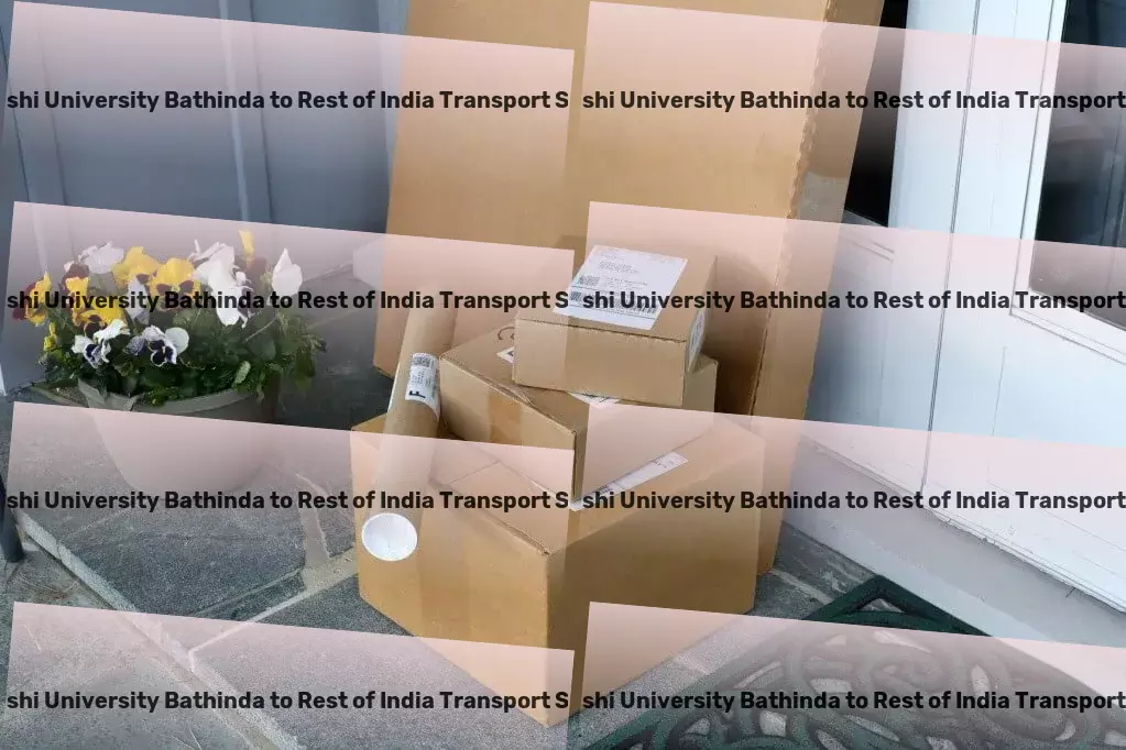 Abhilashi University Bathinda to Rest Of India Transport Comprehensive package delivery