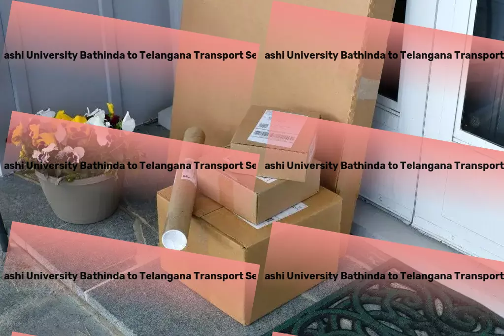 Abhilashi University Bathinda to Telangana Transport Efficiency at the heart of our transport mission. - Industrial freight services