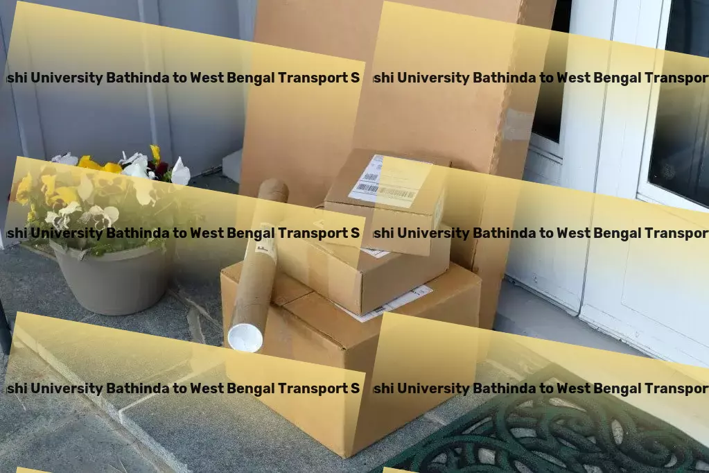 Abhilashi University Bathinda to West Bengal Transport Long haul courier services