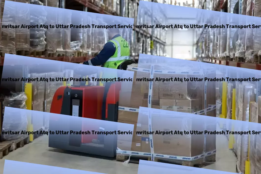 Amritsar Airport Atq to Uttar Pradesh Transport Inter-regional freight forwarding