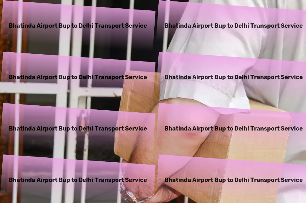 Bhatinda Airport Bup to Delhi Transport Local logistics and shipment