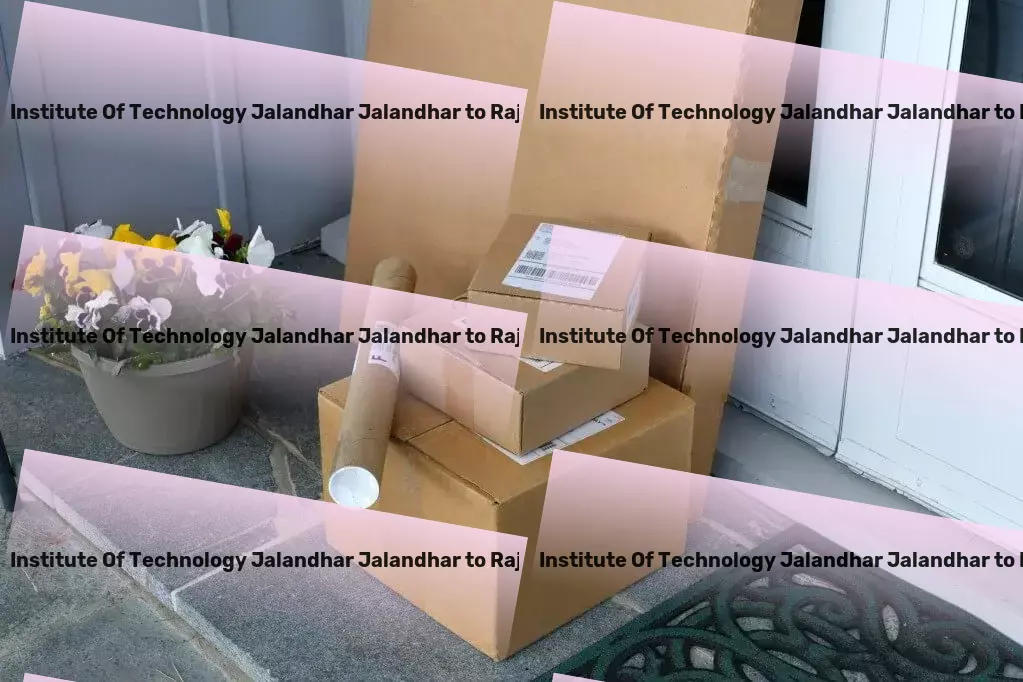 Dr B R Ambedkar National Institute Of Technology Jalandhar Jalandhar to Rajasthan Transport The go-to solution for all your logistic hurdles in India! - Logistics software solutions