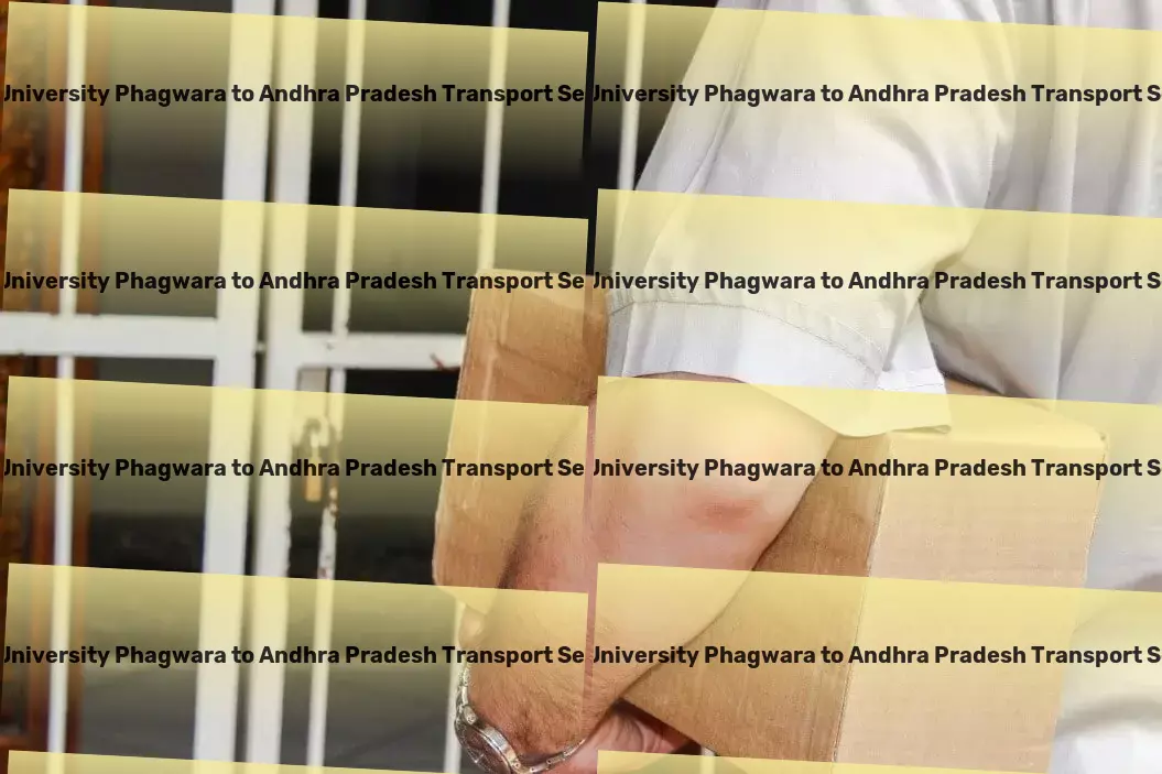 Gna University Phagwara to Andhra Pradesh Transport From North to South, experience seamless Indian logistics! - Large-scale road transport