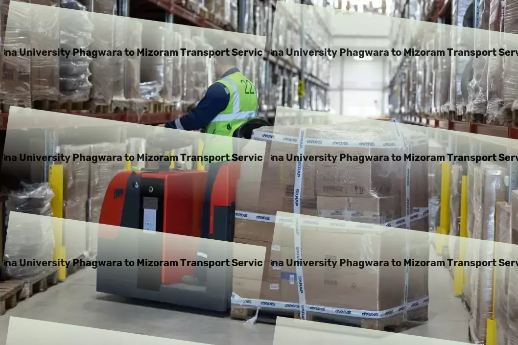 Gna University Phagwara to Mizoram Transport Personal goods forwarding