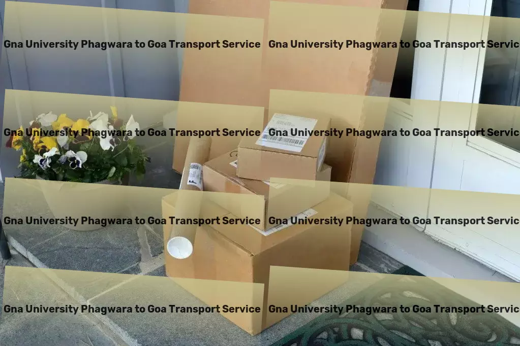 Gna University Phagwara to Goa Transport Efficient, effective, and reliable goods transport across India! - Large item courier services