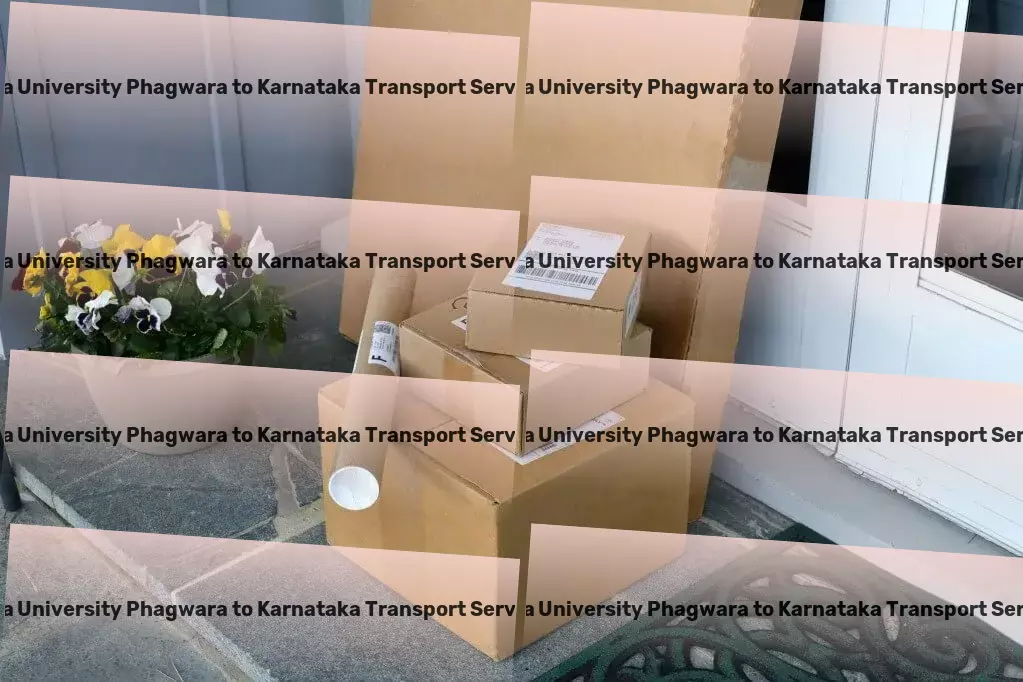 Gna University Phagwara to Karnataka Transport Innovative, reliable, and efficient - the way to move goods in India! - Export logistics services