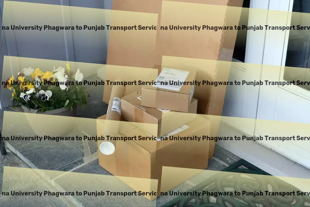 Gna University Phagwara to Punjab Transport Fast-tracking your goods to their destination. - Rapid road transport