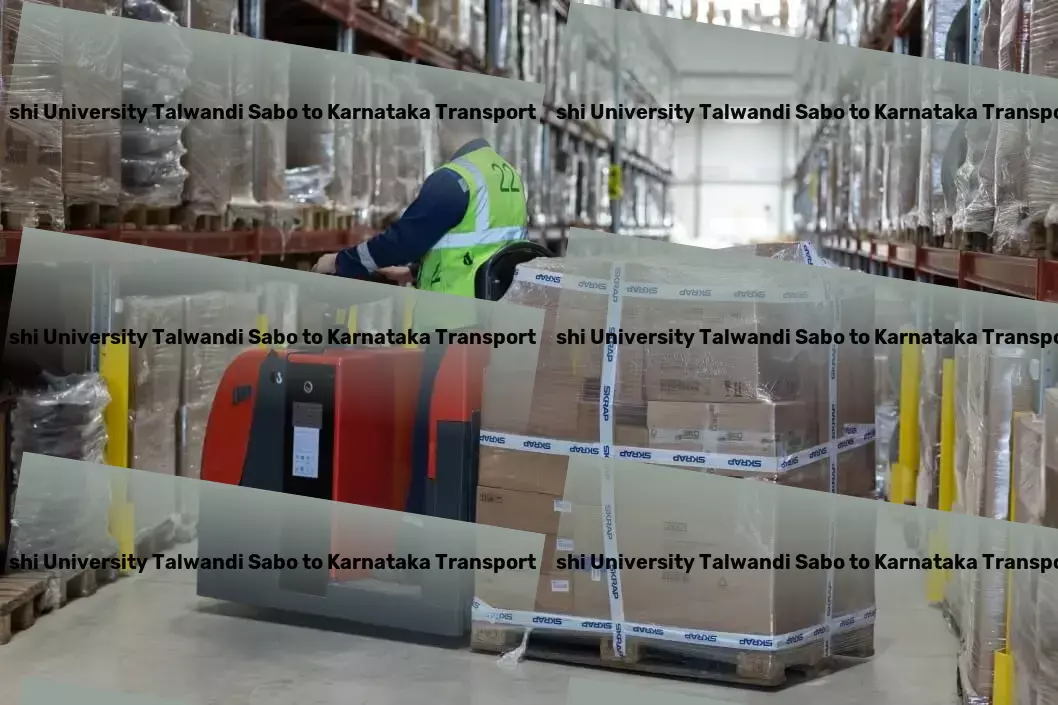 Guru Kashi University Talwandi Sabo to Karnataka Transport Direct cargo services