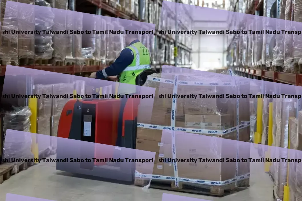 Guru Kashi University Talwandi Sabo to Tamil Nadu Transport Comprehensive packer services