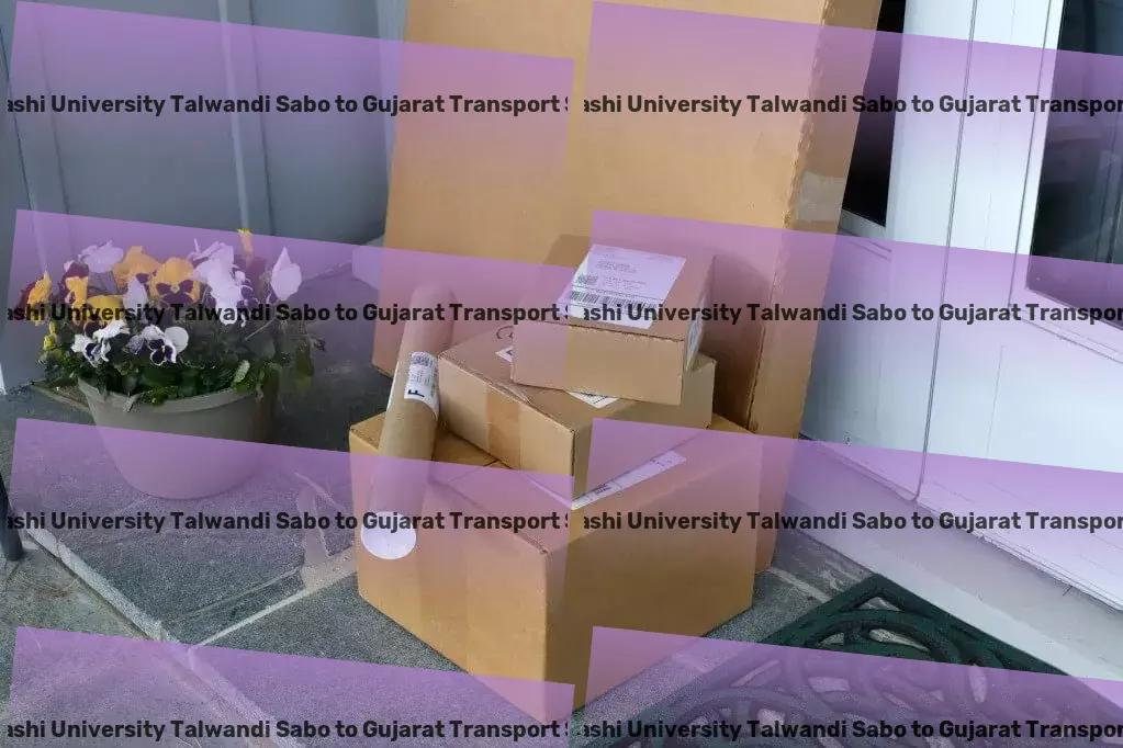 Guru Kashi University Talwandi Sabo to Gujarat Transport Where precision and speed converge for Indian logistics! - Comprehensive logistic operations