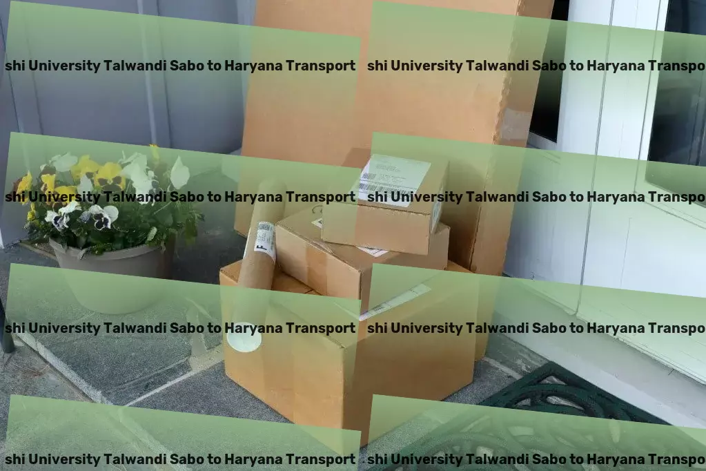 Guru Kashi University Talwandi Sabo to Haryana Transport Discover the art of landscape perfection with us! - Nationwide cargo delivery