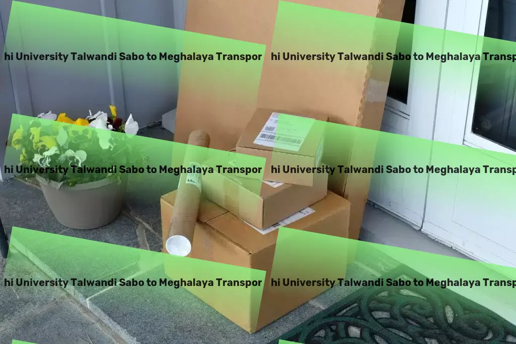 Guru Kashi University Talwandi Sabo to Meghalaya Transport Efficient courier services