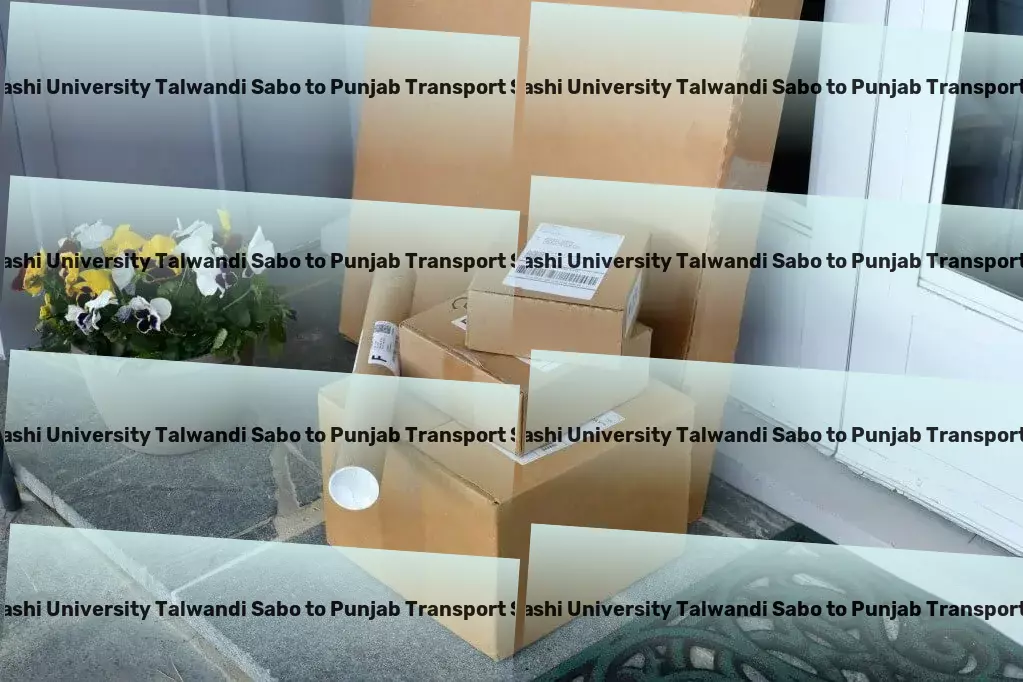 Guru Kashi University Talwandi Sabo to Punjab Transport Revitalize your wardrobe with eco-conscious fashion choices! - Local heavy cargo delivery