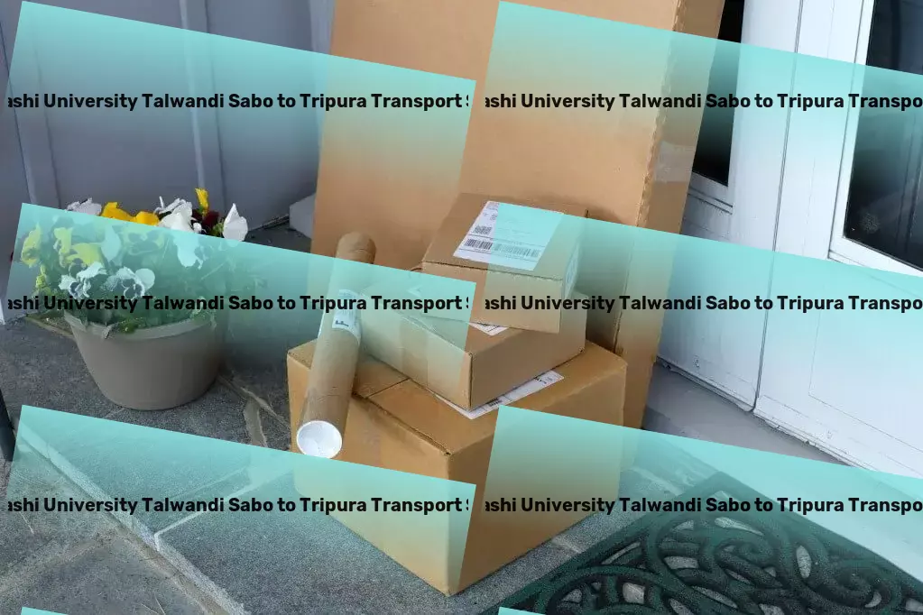 Guru Kashi University Talwandi Sabo to Tripura Transport Indulge in the ease of transporting goods within India like never before! - Fast courier services