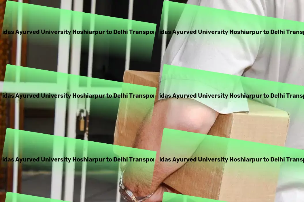 Guru Ravidas Ayurved University Hoshiarpur to Delhi Transport Empowering your business with innovative strategies! - Long-haul freight transport