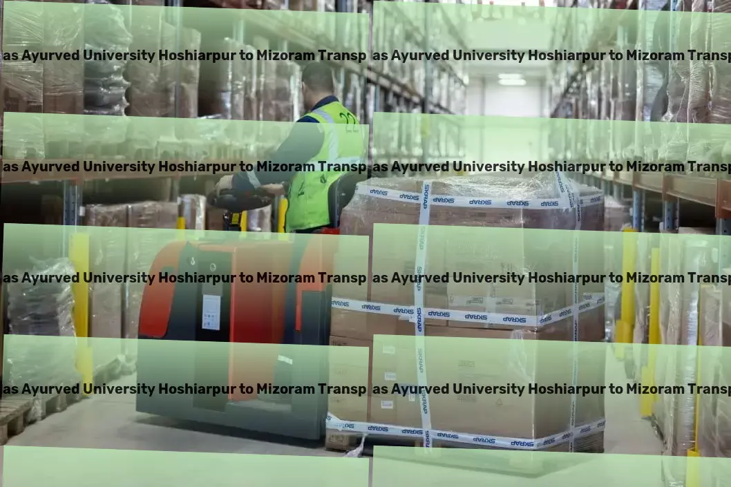 Guru Ravidas Ayurved University Hoshiarpur to Mizoram Transport High-capacity moving solutions