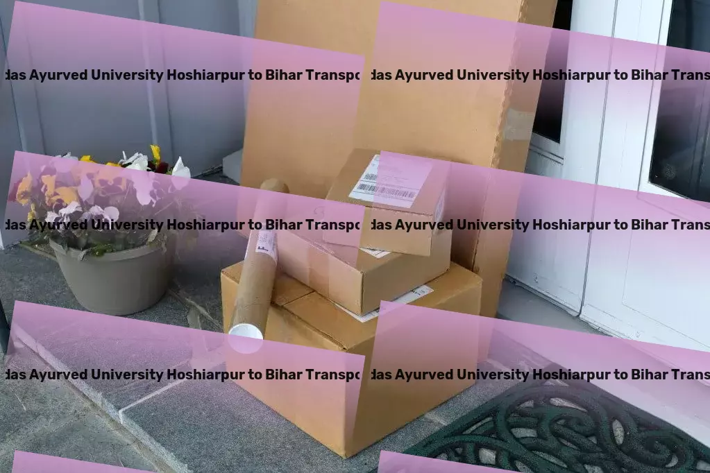 Guru Ravidas Ayurved University Hoshiarpur to Bihar Transport Drive your logistics success with our Indian transport innovations. - Efficient transport operations