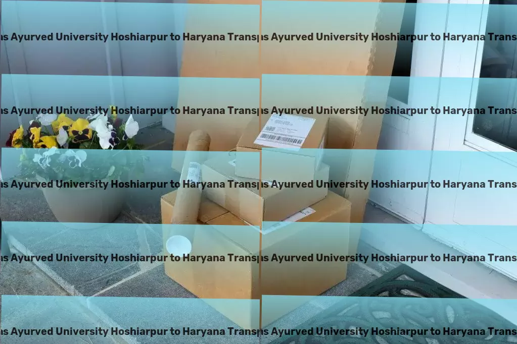 Guru Ravidas Ayurved University Hoshiarpur to Haryana Transport Unlock efficient, reliable transport services for India's needs! - High-volume road shipping