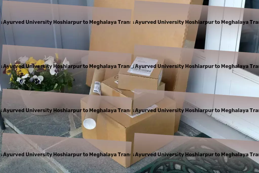 Guru Ravidas Ayurved University Hoshiarpur to Meghalaya Transport Freight logistics