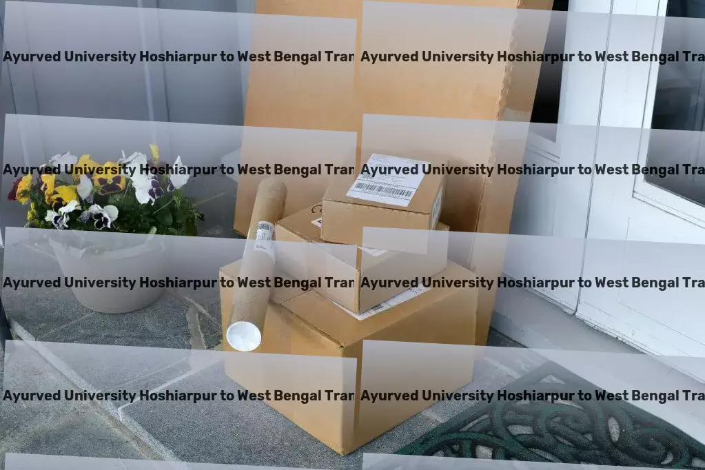 Guru Ravidas Ayurved University Hoshiarpur to West Bengal Transport Freight transport solutions