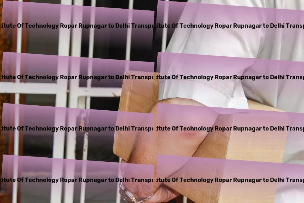 Indian Institute Of Technology Ropar Rupnagar to Delhi Transport General cargo transport