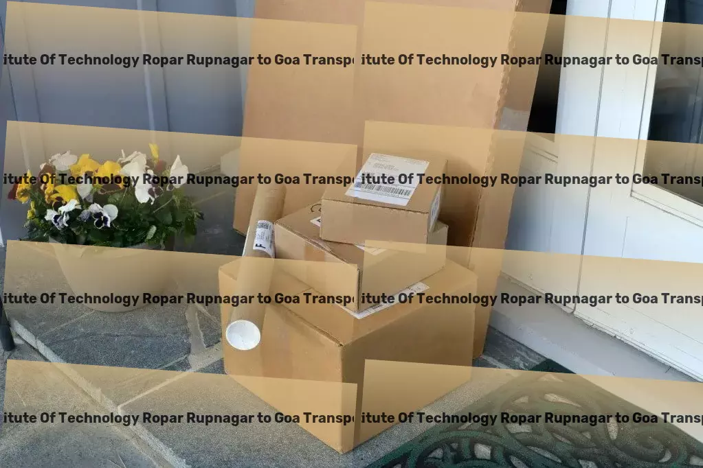 Indian Institute Of Technology Ropar Rupnagar to Goa Transport Indulge in the ease of transporting goods within India like never before! - Logistics for parcel freight