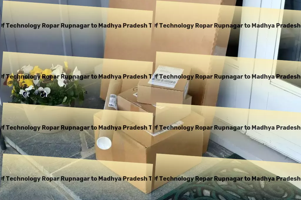 Indian Institute Of Technology Ropar Rupnagar to Madhya Pradesh Transport Custom cargo services