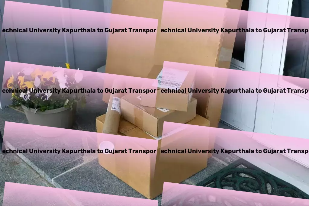 Punjab Technical University Kapurthala to Gujarat Transport Strategically positioned to uplift your Indian logistical operations. - Delivery and courier services