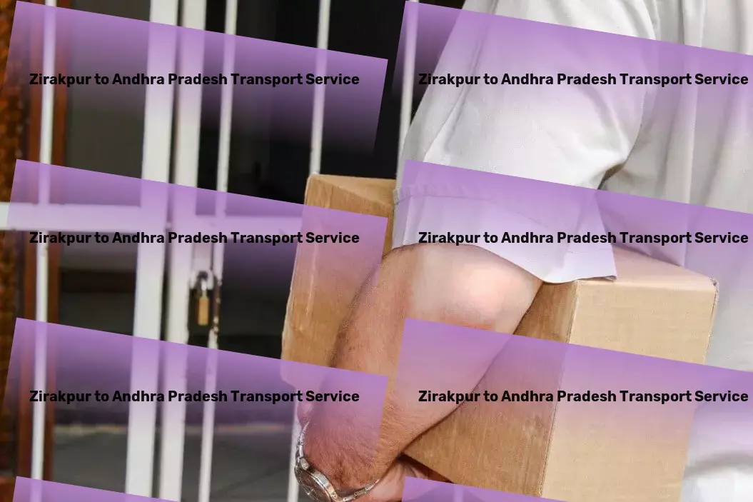 Zirakpur to Andhra Pradesh Transport Customized logistics services