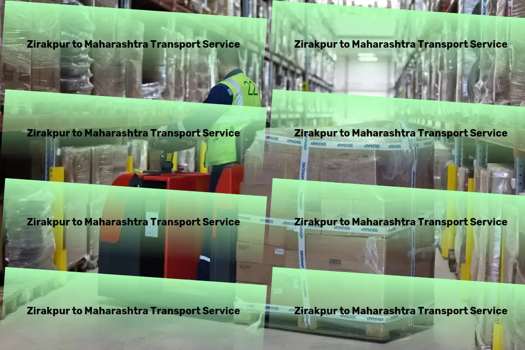 Zirakpur to Maharashtra Transport Heavy goods transport services