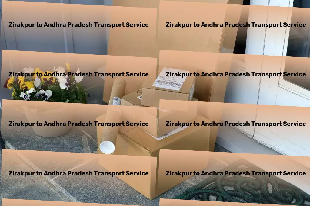 Zirakpur to Andhra Pradesh Transport Advanced cargo logistics