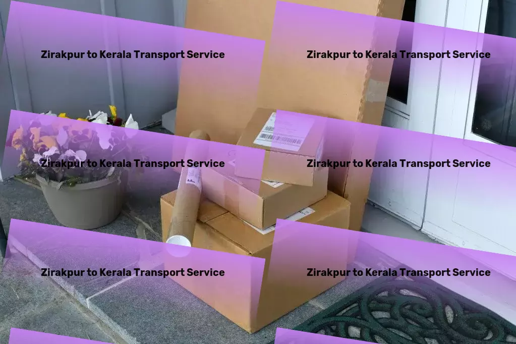 Zirakpur to Kerala Transport Local cargo services