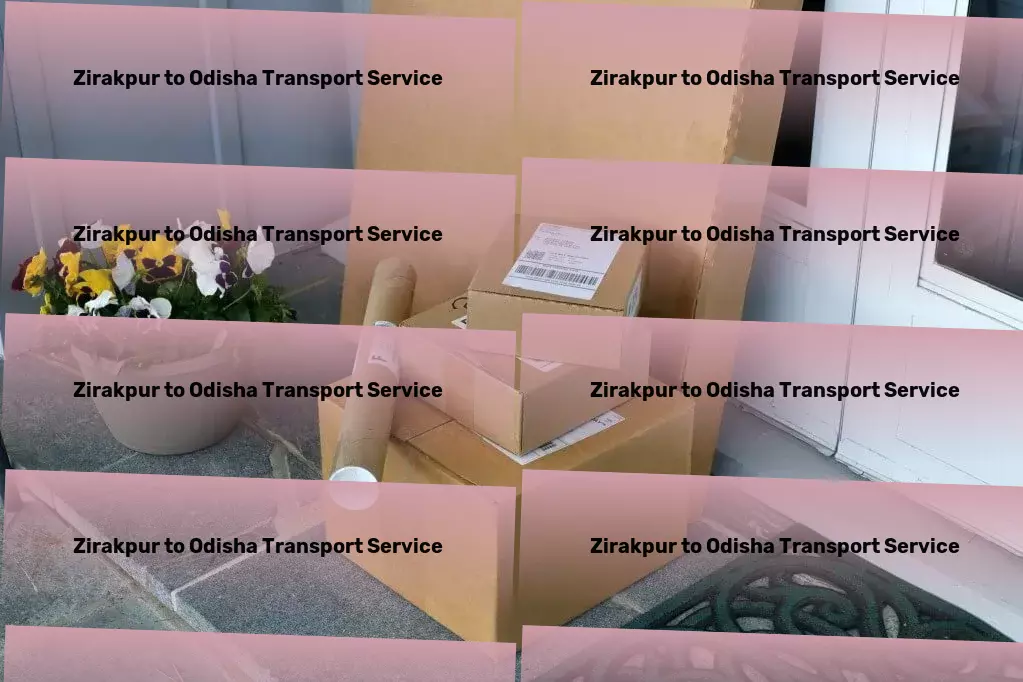 Zirakpur to Odisha Transport Where technology meets transport excellence. - Professional goods shipment services